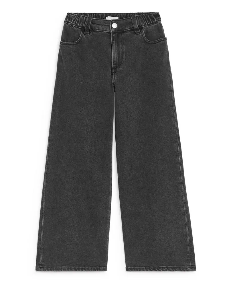 Arket Weite Jeanshose - Schwarz Schwarz