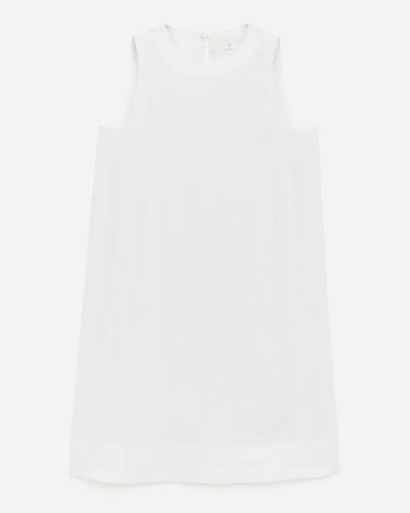 Arket Minikleid Aus Leinen -Weiß Weiß