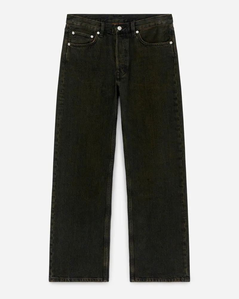 Arket Shore Boyfriend-Jeans - Braun Dunkelbraun
