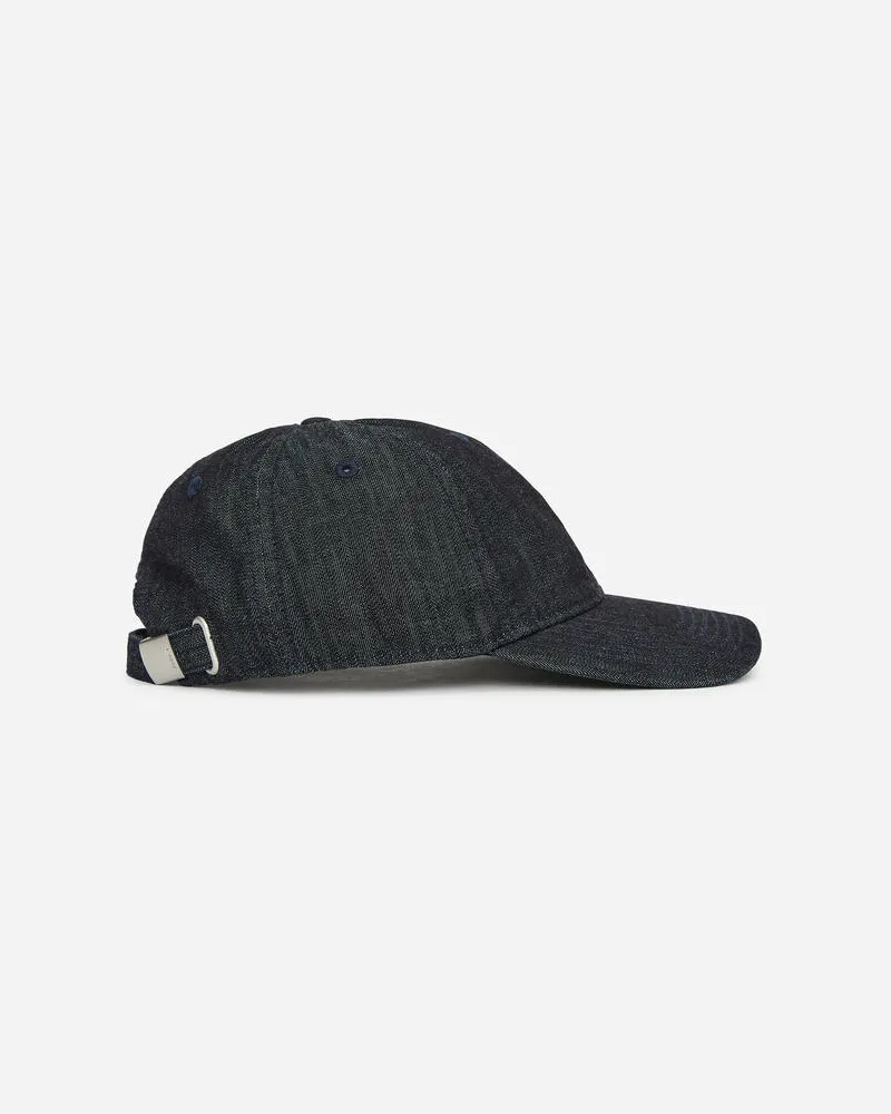 Arket Cap Aus Chambray - Blau Dunkelblau