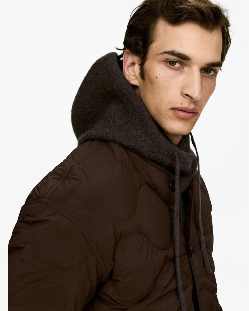 Arket Balaclava Aus Alpakawolle Und Wolle -Braun Braun