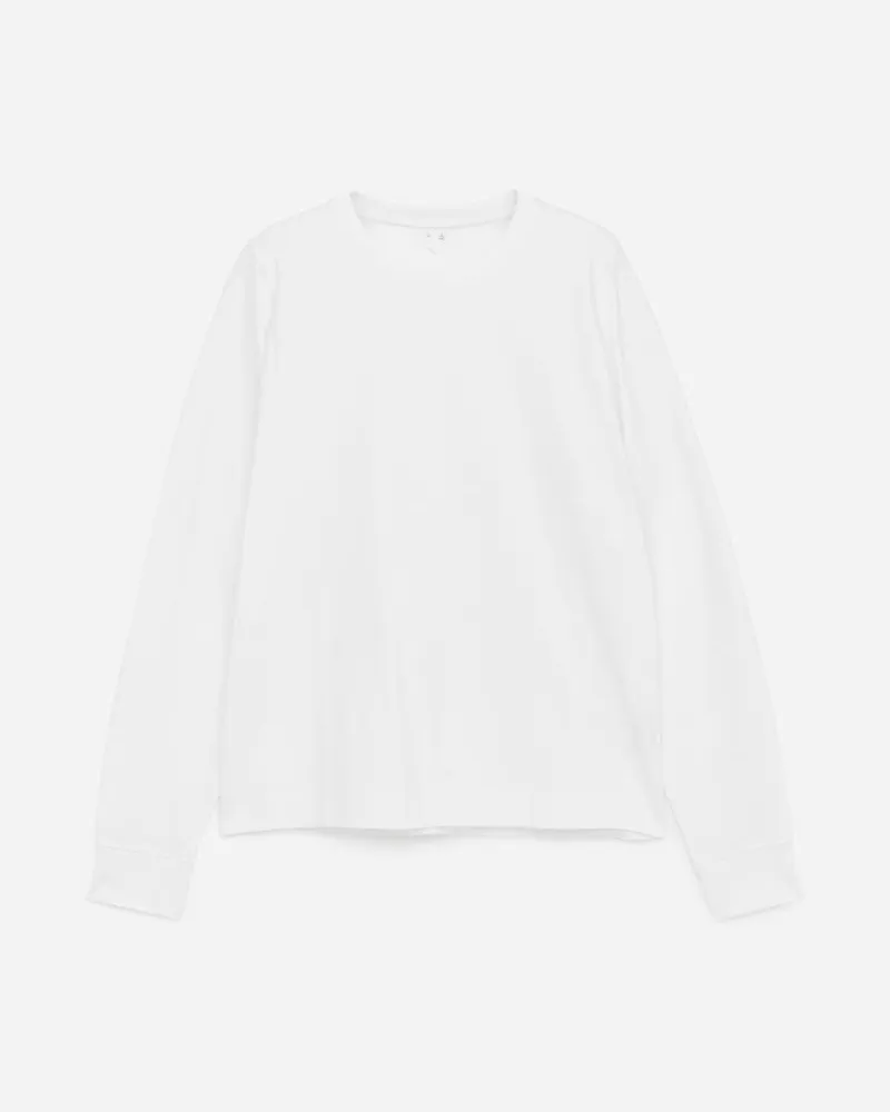 Arket Langarmshirt - Weiß Weiß
