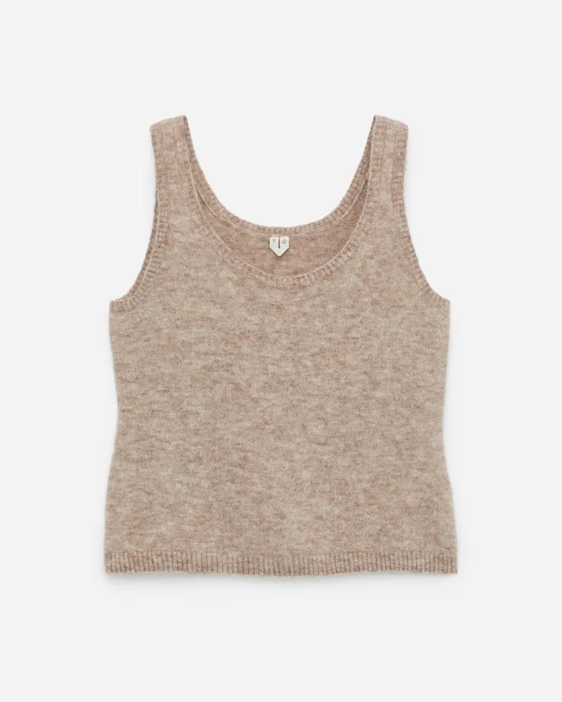Arket Top Aus Alpaka Und Wolle -Beige Beige