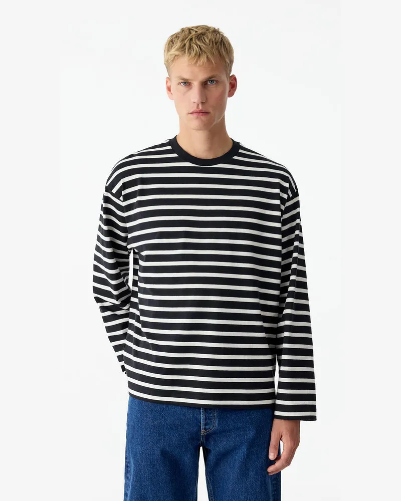 Arket Lockeres Langarmshirt -Blau Blau