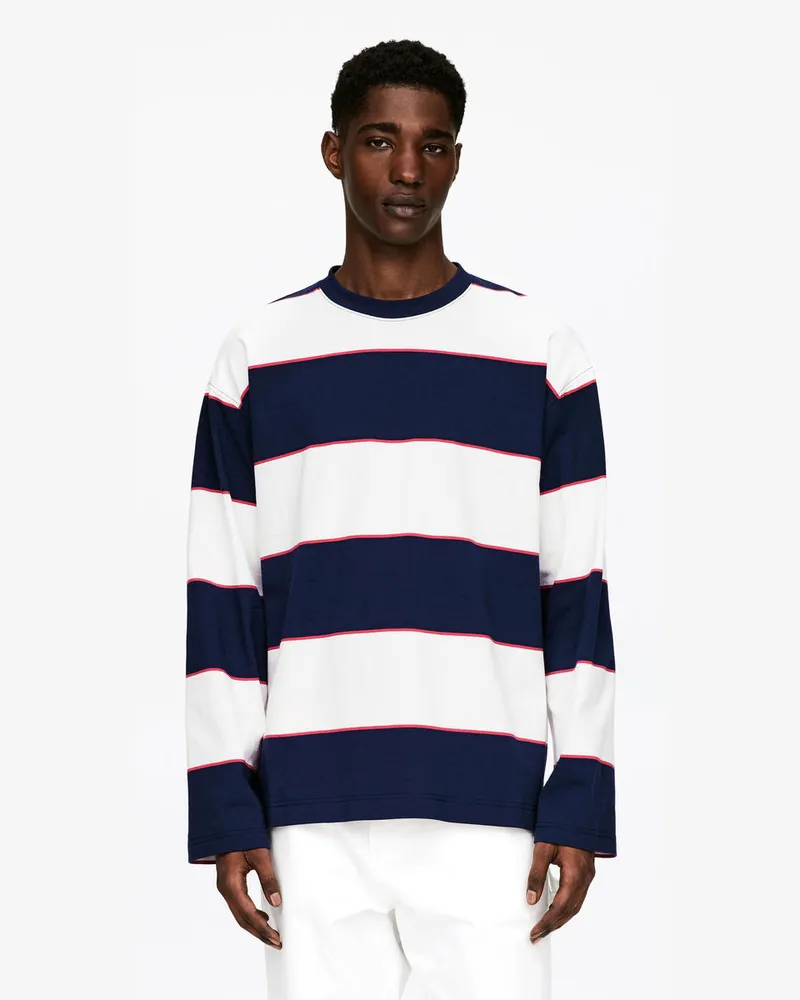 Arket Lockeres Langarmshirt -Blau Blau