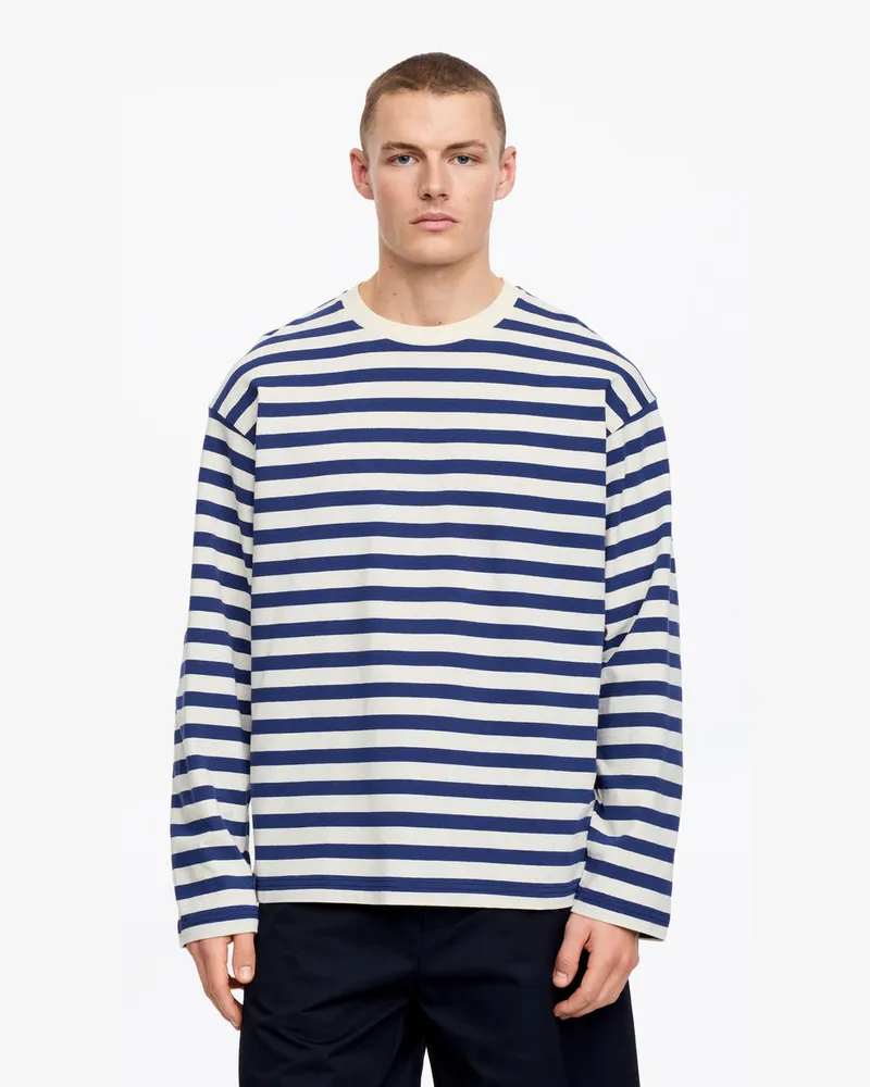 Arket Lockeres Langarmshirt -Blau Blau