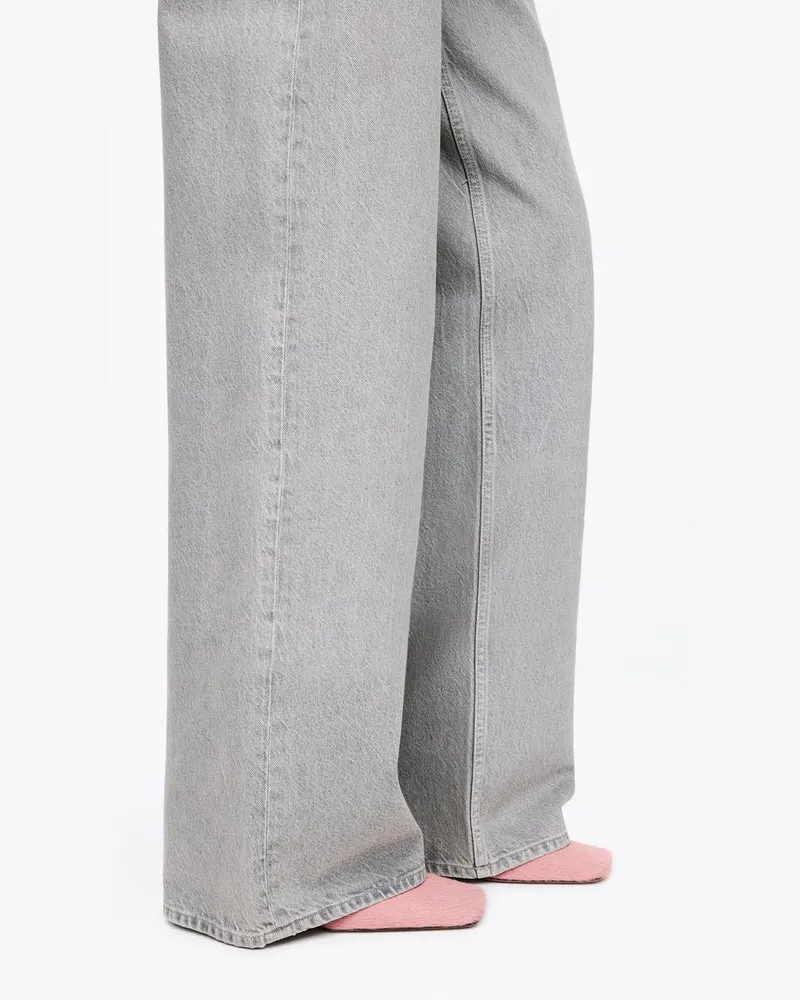 Arket Lederpumps Mit Ponyhaareffekt -Rosa Rosa