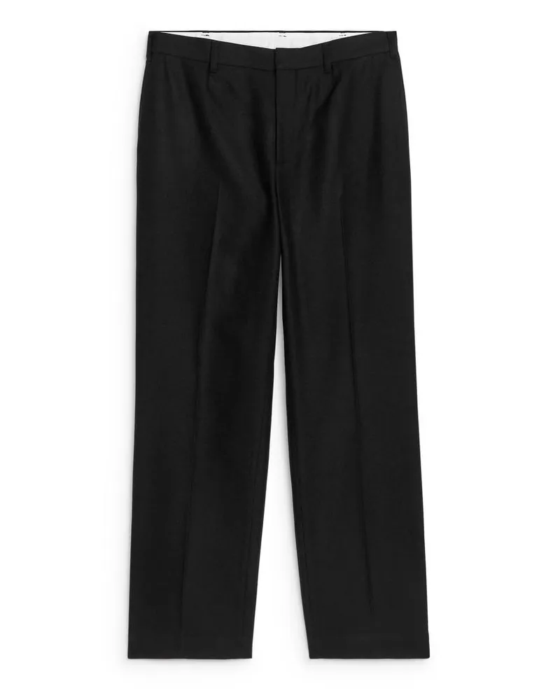 Arket Wollhose - Schwarz Schwarz