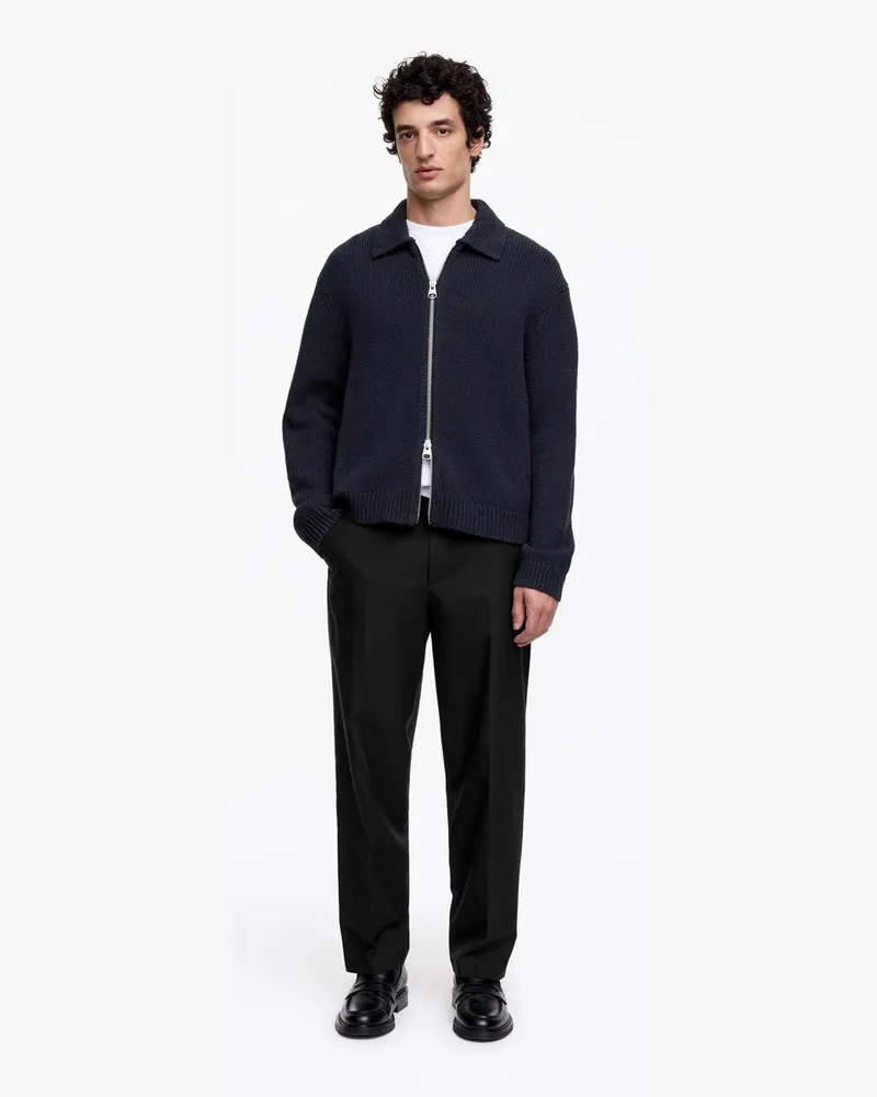 Arket Hose Aus Wollmischung -Schwarz Schwarz