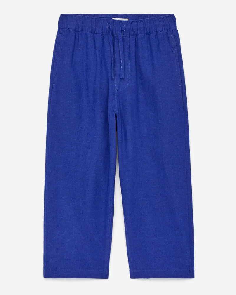 Arket Hose Mit Kordelzug - Blau Knallblau