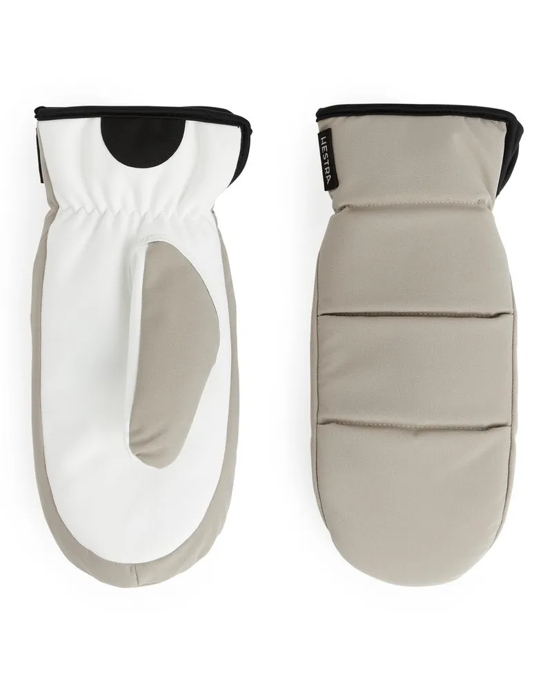Arket Fäustlinge Arc Von Hestra - Beige|Mehrfarbig|Weiß Beige