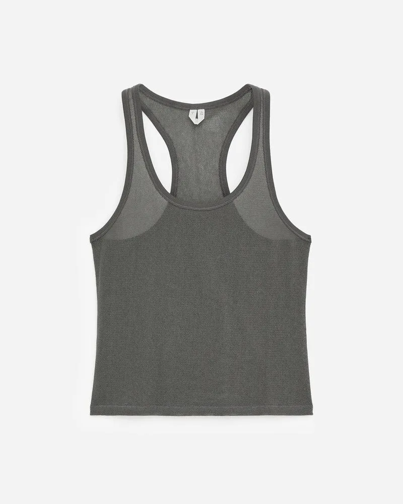Arket Tanktop Aus Mesh -Grau Grau