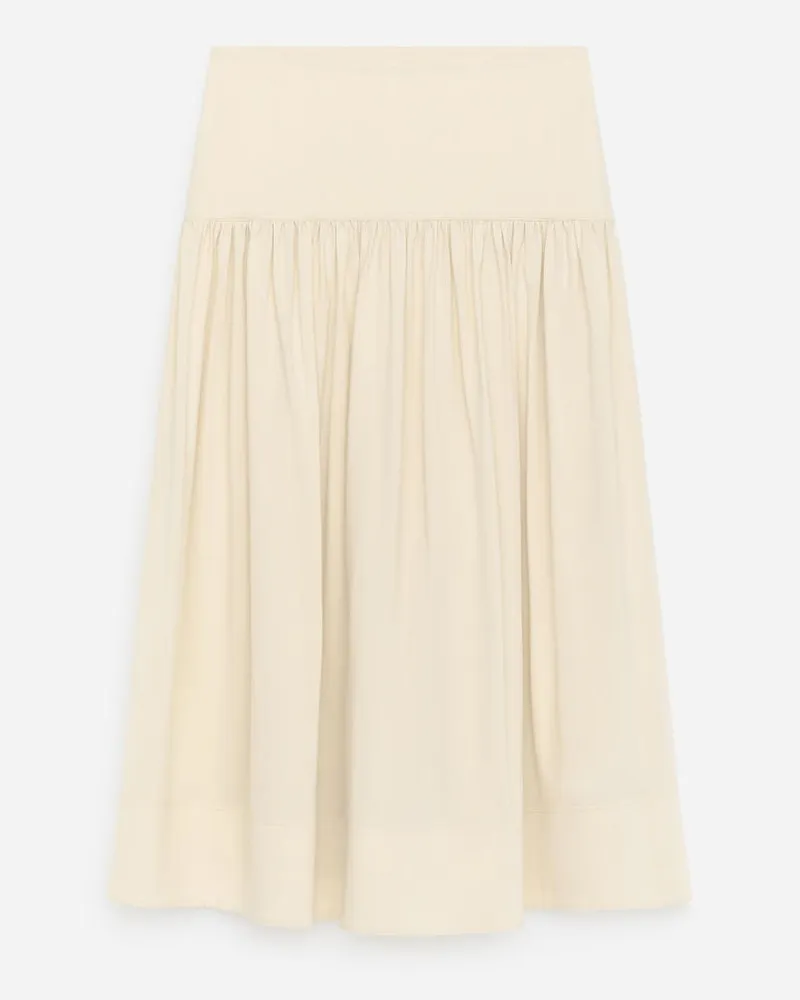 Arket Midirock In A-Linie -Beige Beige