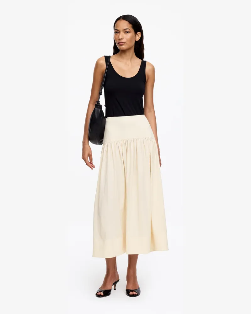 Arket Midirock In A-Linie -Beige Beige