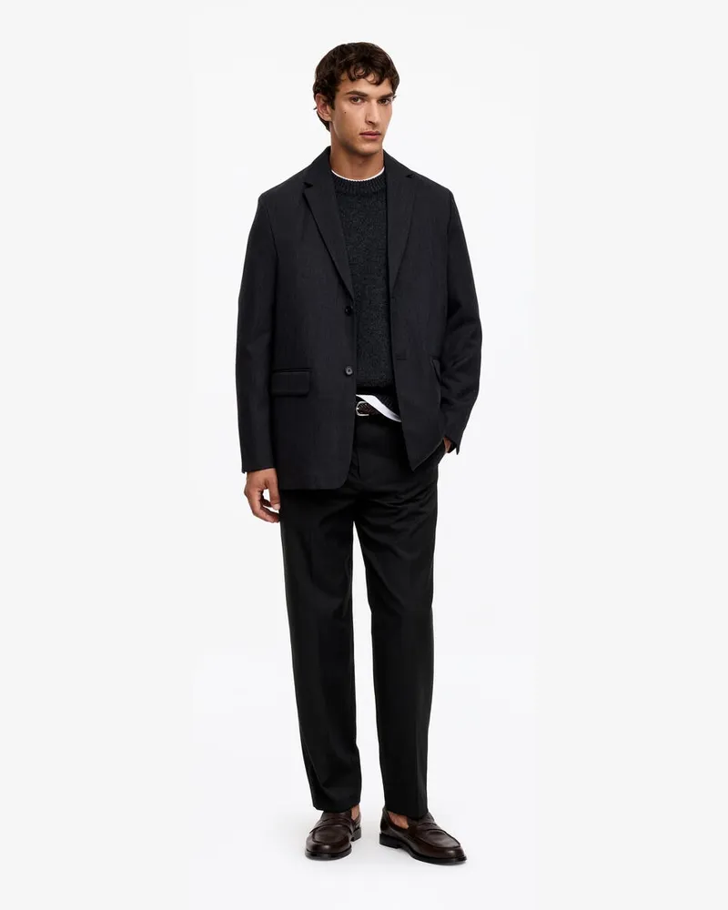 Arket Elegante Lockere Hose -Schwarz Schwarz