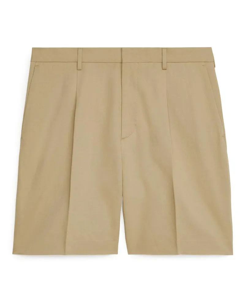 Arket Legere Shorts Aus Leinenmischung - Beige Beige