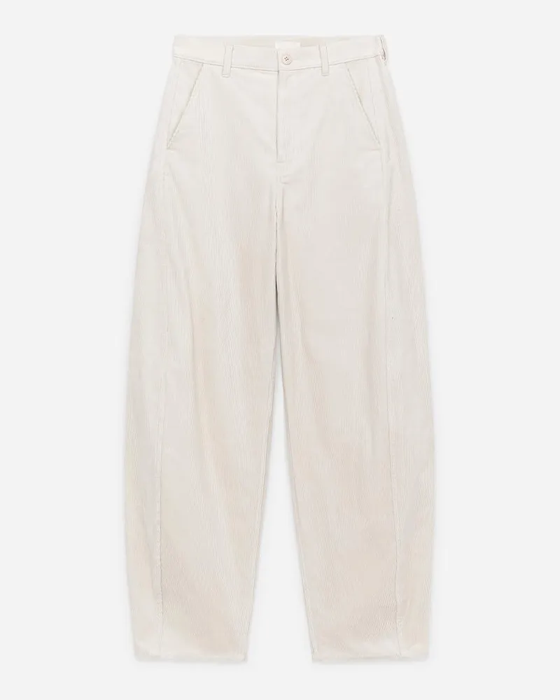 Arket Cordhose Mit Barrel Leg -Beige Beige