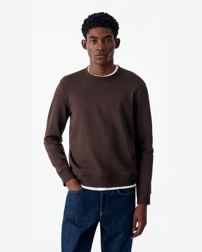 Arket Mittelschweres Sweatshirt -Braun Braun