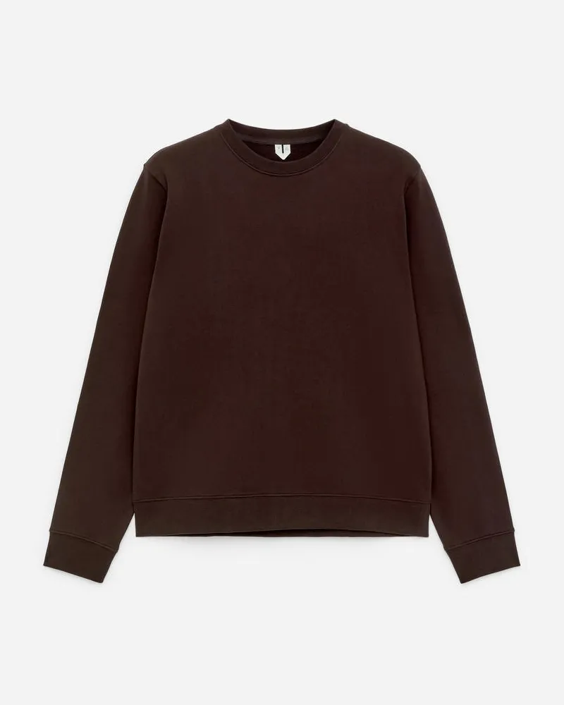 Arket Mittelschweres Sweatshirt -Braun Braun
