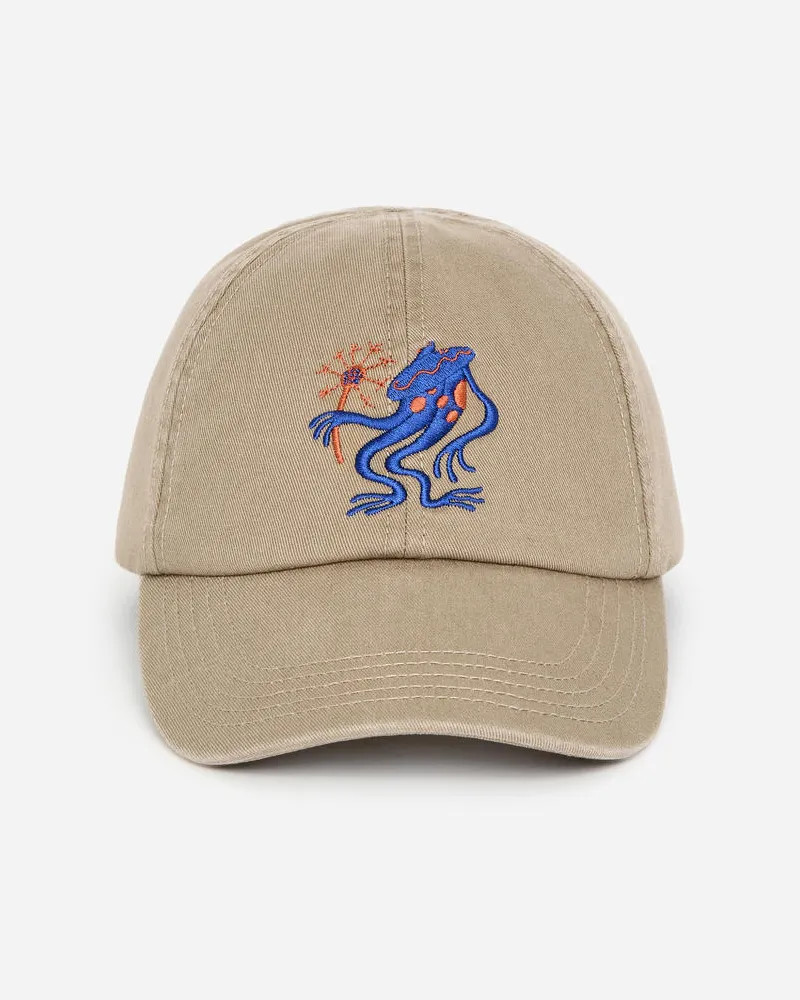 Arket Bestickte Kappe -Beige Beige