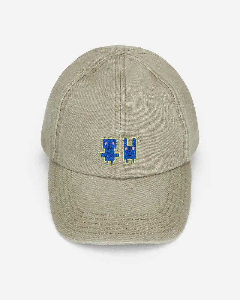 Arket Bestickte Kappe -Beige Beige