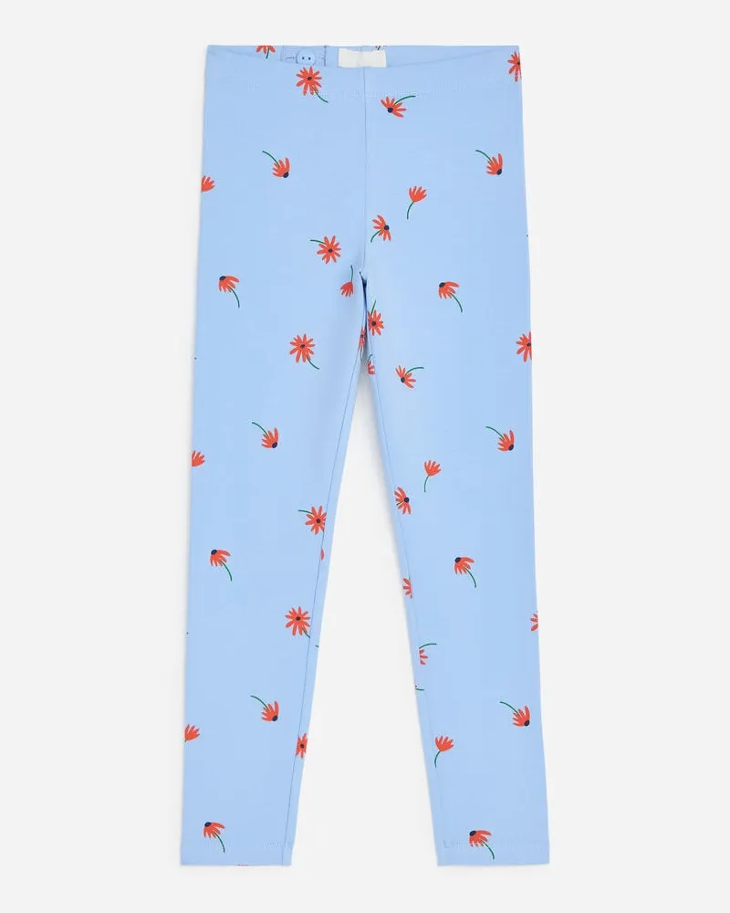Arket Bedruckte Jersey-Leggings -Blau Blau