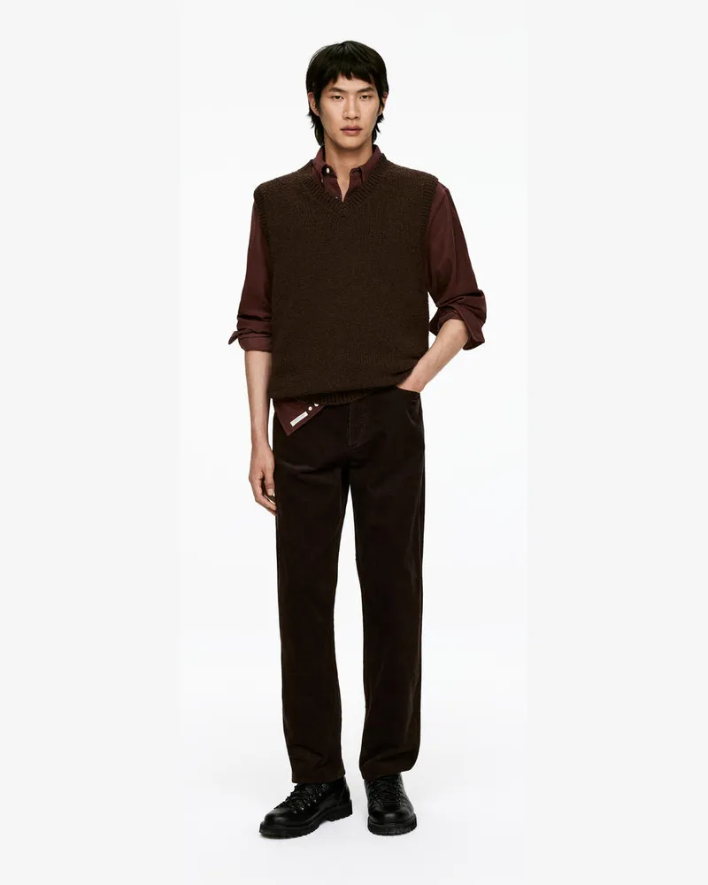 Arket Cordhose LOOSE -Braun Braun