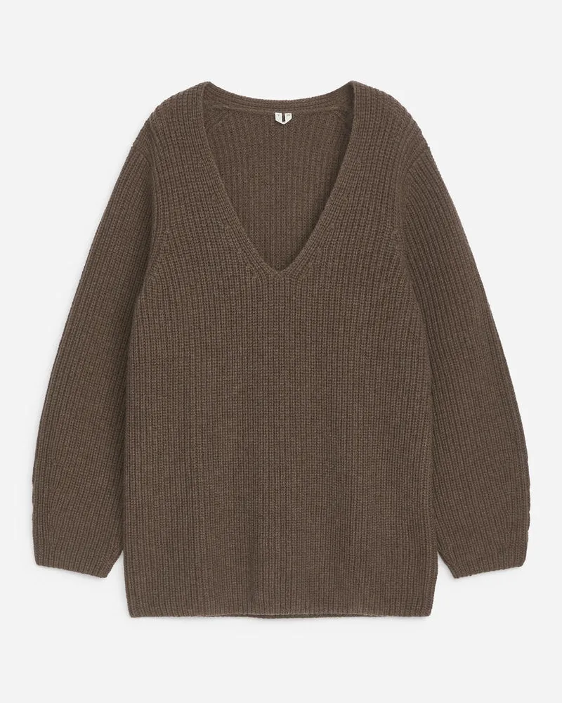 Arket Pullover Aus Nativa-Wolle -Braun Braun