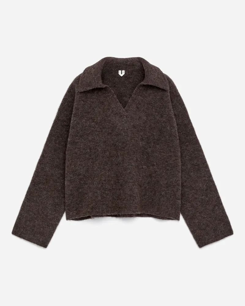 Arket Pullover Aus Alpakawolle Und Wolle -Beige Beige