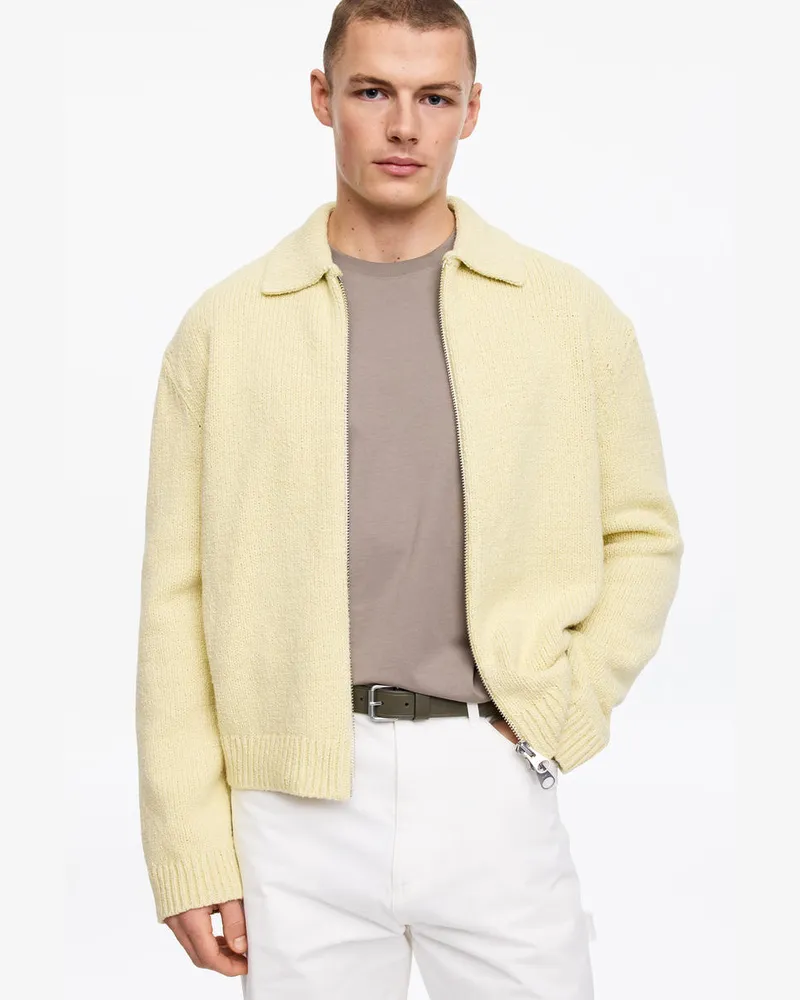 Arket Schmaler Ledergürtel -Grün Grün