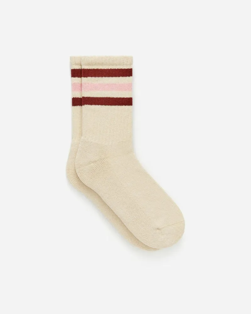 Arket Sportliche Baumwollsocken -Beige Beige