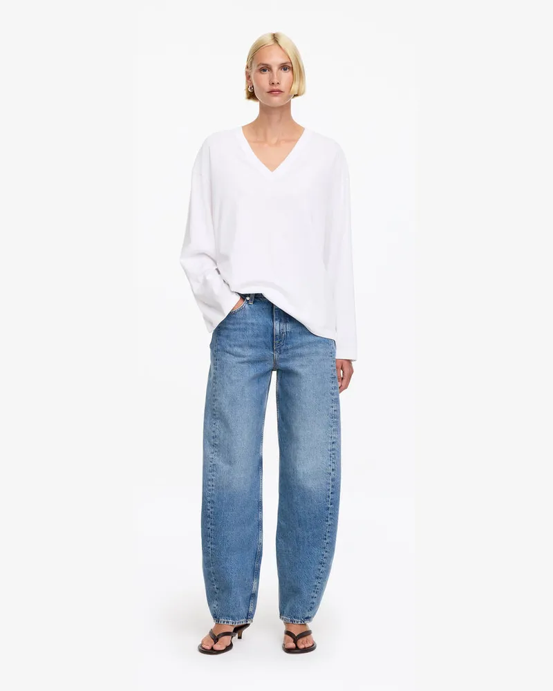 Arket BLOOM Barrel Jeans -Blau Blau