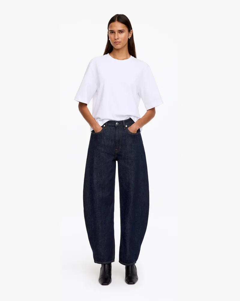 Arket BLOOM Barrel Jeans -Blau Blau
