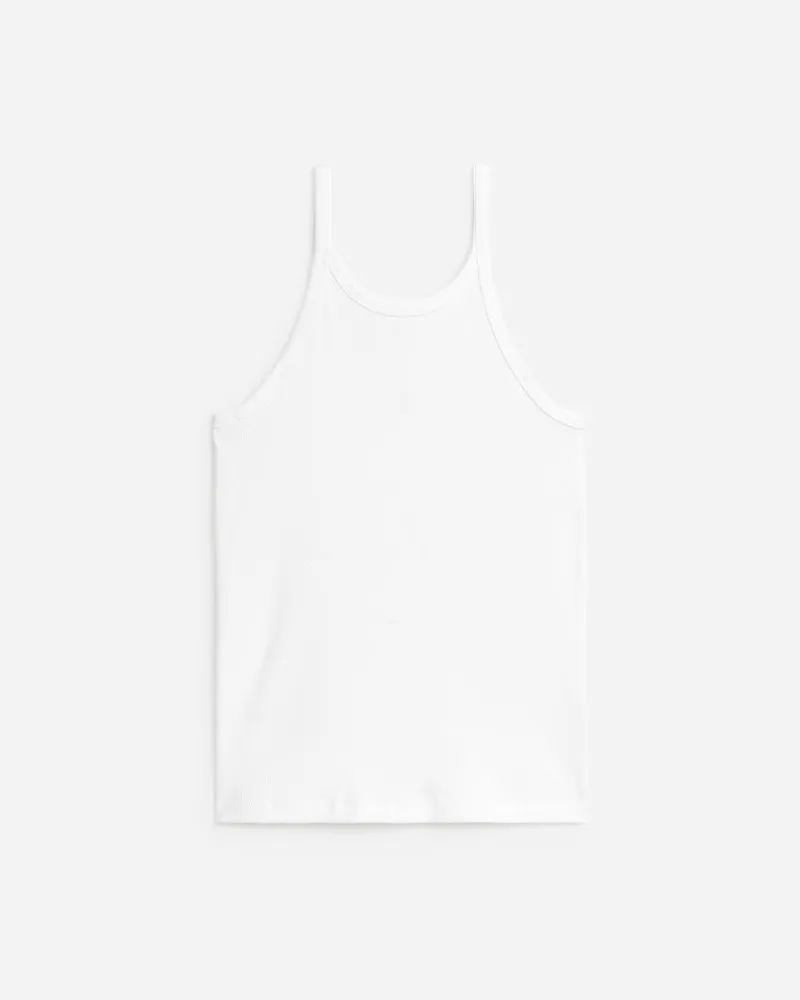 Arket Geripptes Tanktop - Weiß Weiß
