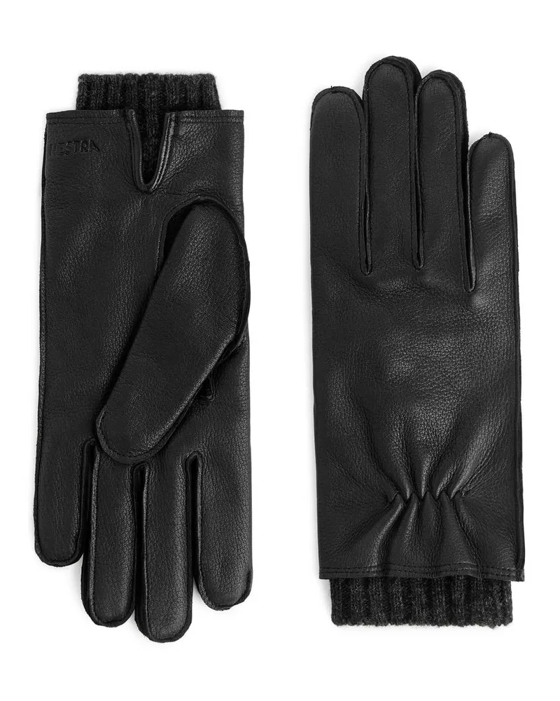 Arket Handschuhe Signe Von Hestra - Schwarz Schwarz