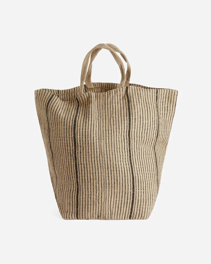 Arket Großer Jutebeutel -Beige Beige