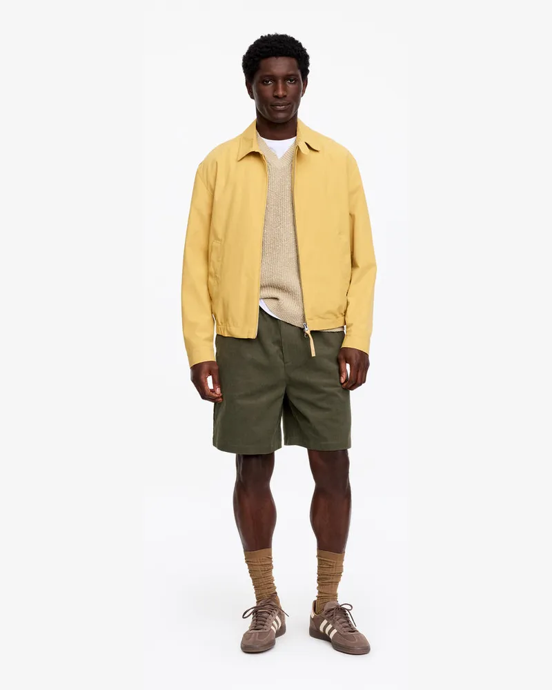Arket Cord-Shorts -Grün Grün