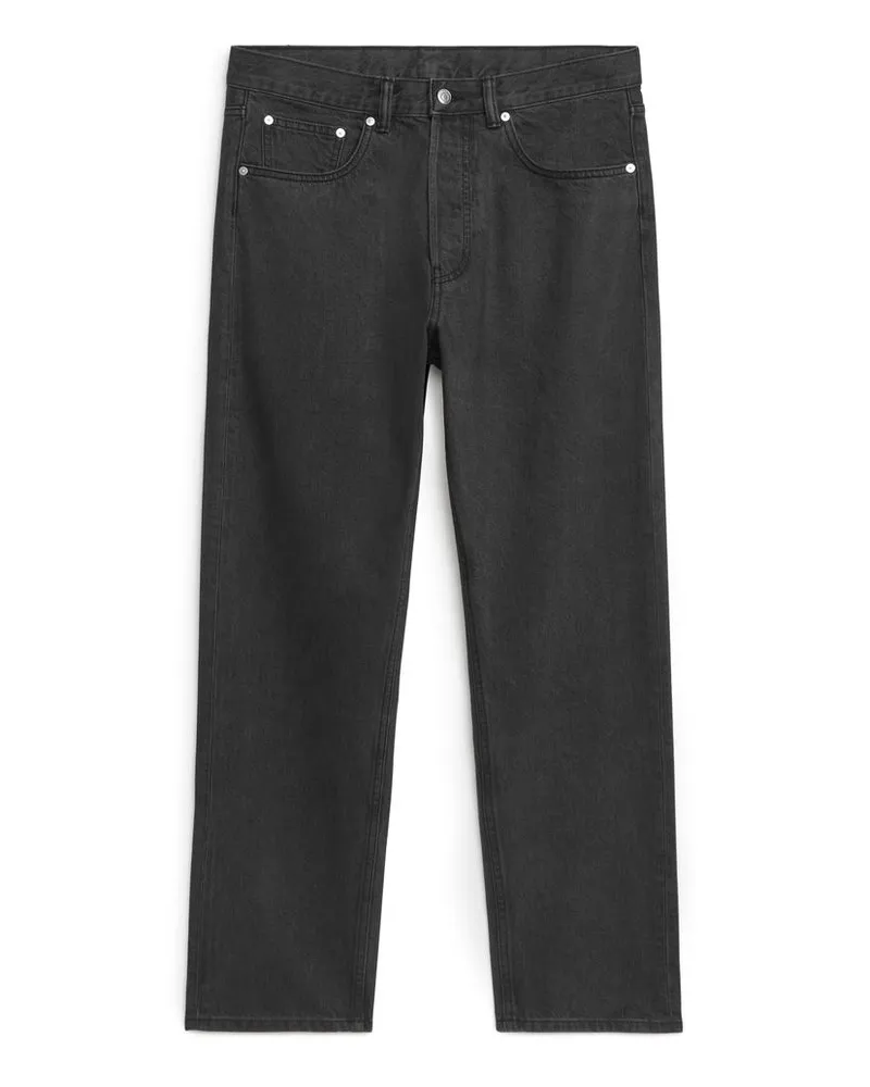 Arket Legere, Konisch Zulaufende Jeans Von Coast - Schwarz Verwaschenes