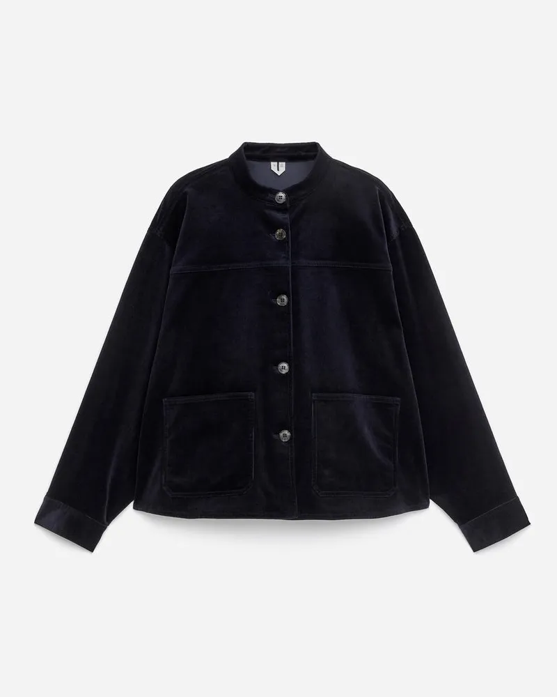 Arket Overshirt Aus Cord -Blau Blau