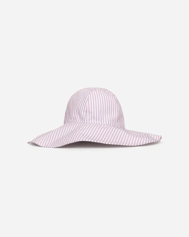 Arket Sonnenhut Aus Nesselstoff -Lila Lila
