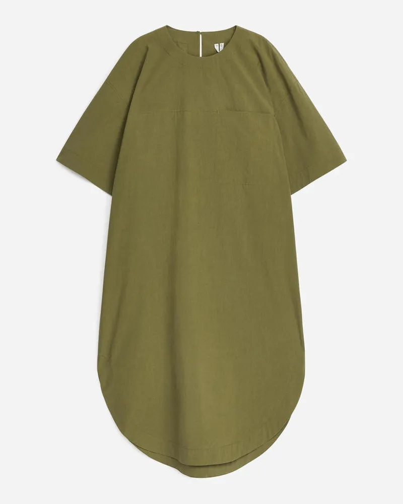 Arket Oversize-T-Shirt-Kleid -Grün Grün