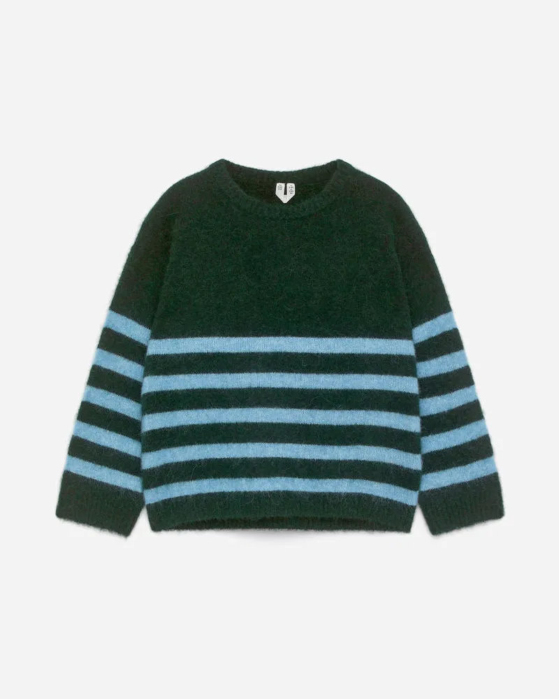 Arket Pullover Aus Alpakawolle Und Wolle -Grün Grün