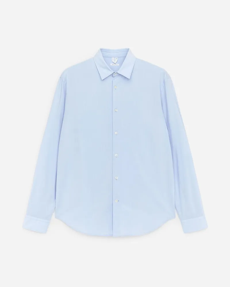 Arket Hemd Aus Baumwolle Und Lyocell -Blau Blau