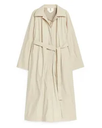 Arket Lockerer Trenchcoat Hellbeige