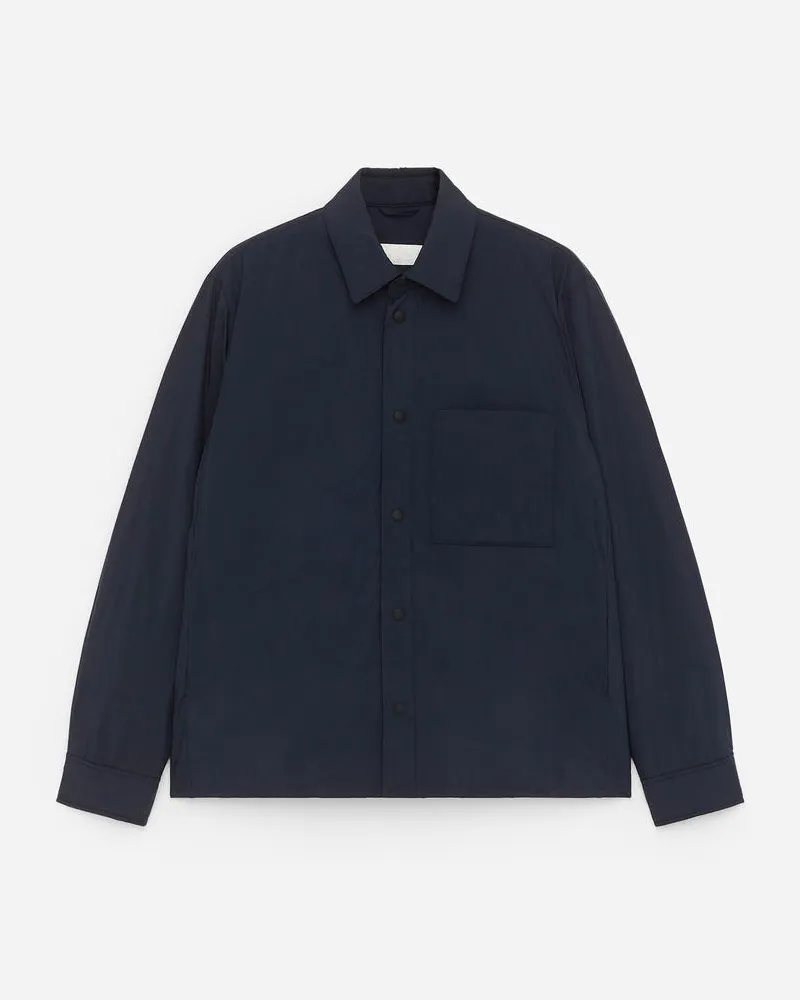 Arket Leicht Gefüttertes Overshirt -Blau Blau