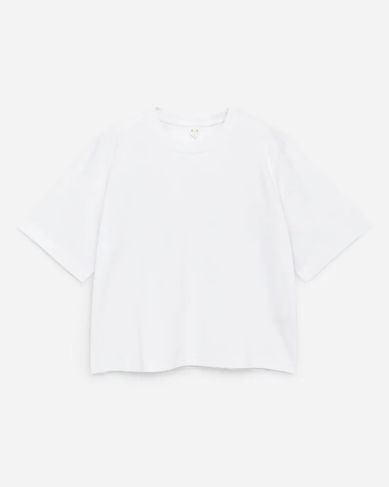 Arket ALBA Kastiges T-Shirt -Weiß Weiß