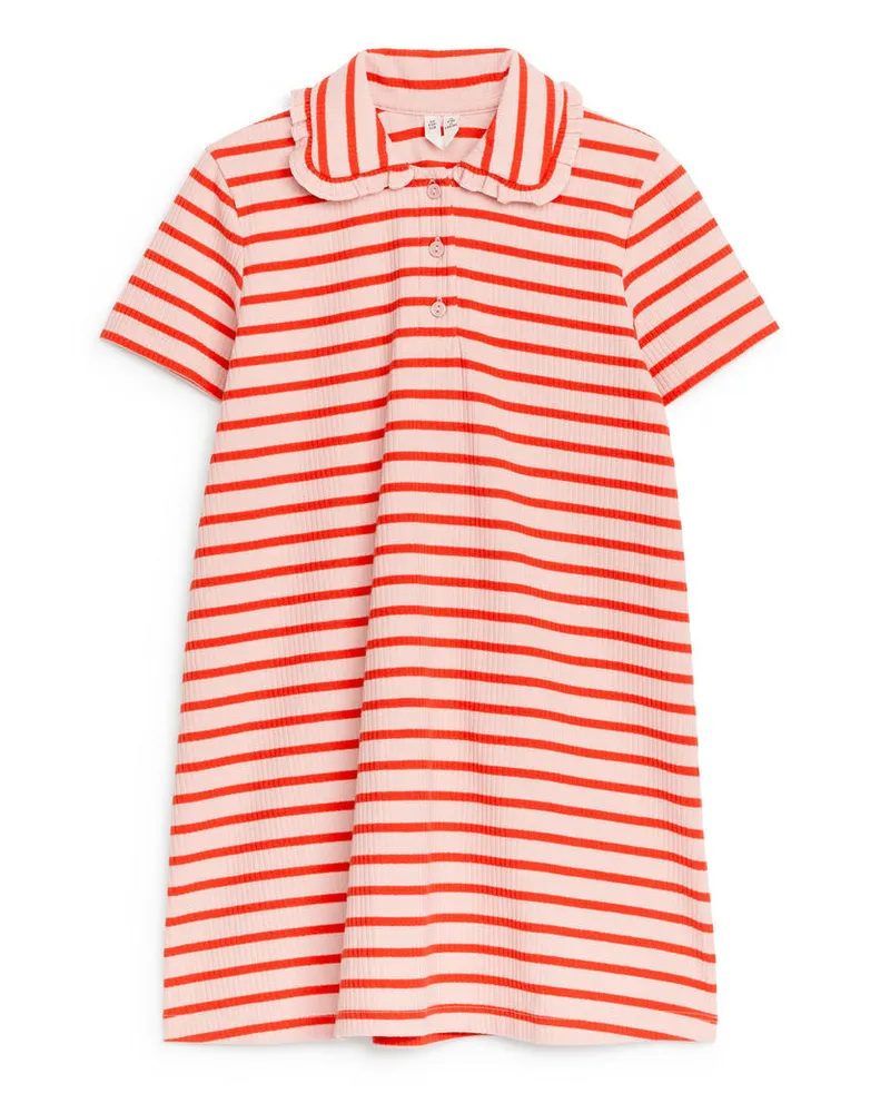 Arket Kleid Mit Rüschenkragen -Mehrfarbig Mehrfarbig