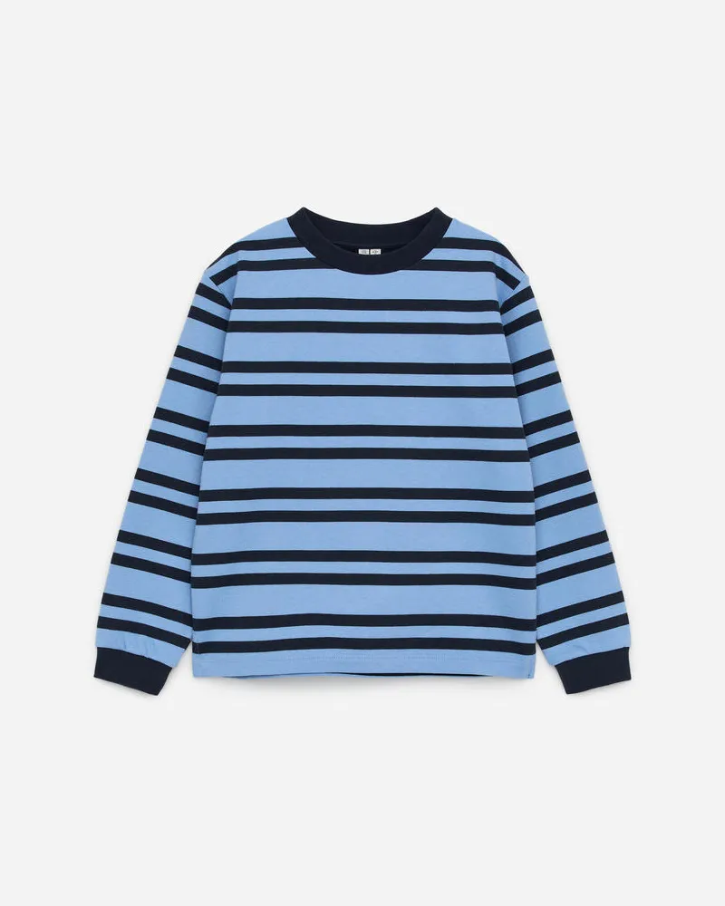 Arket Sweatshirt Aus Baumwolle - Blau Blau