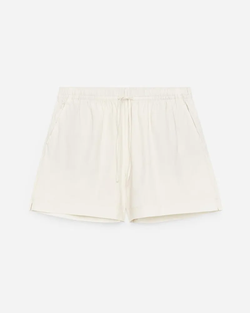 Arket Popeline-Shorts Mit Kordelzug -Weiß Weiß