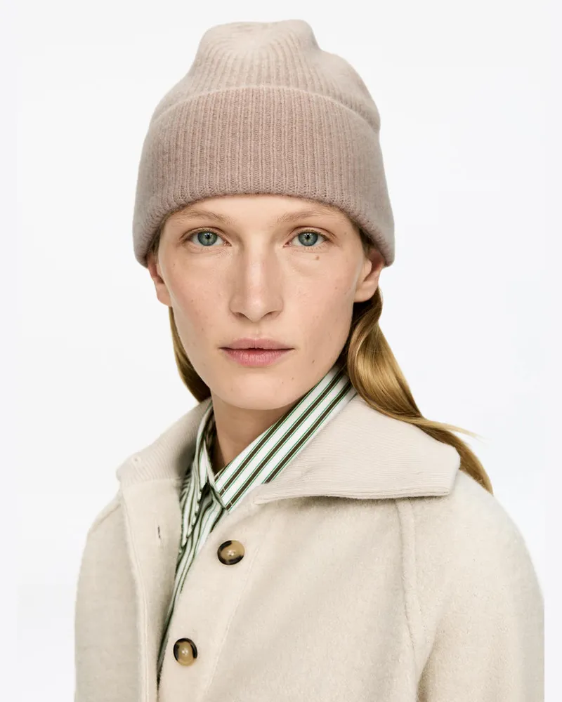 Arket Beanie Aus Kaschmir -Beige Beige